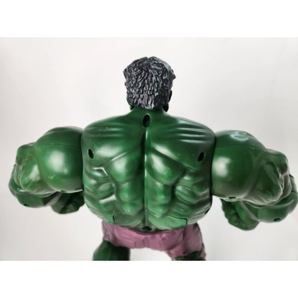 Marvel Disney Store Large 14" Talking Incredible Hulk Action Figure Working - Picture 9 of 13